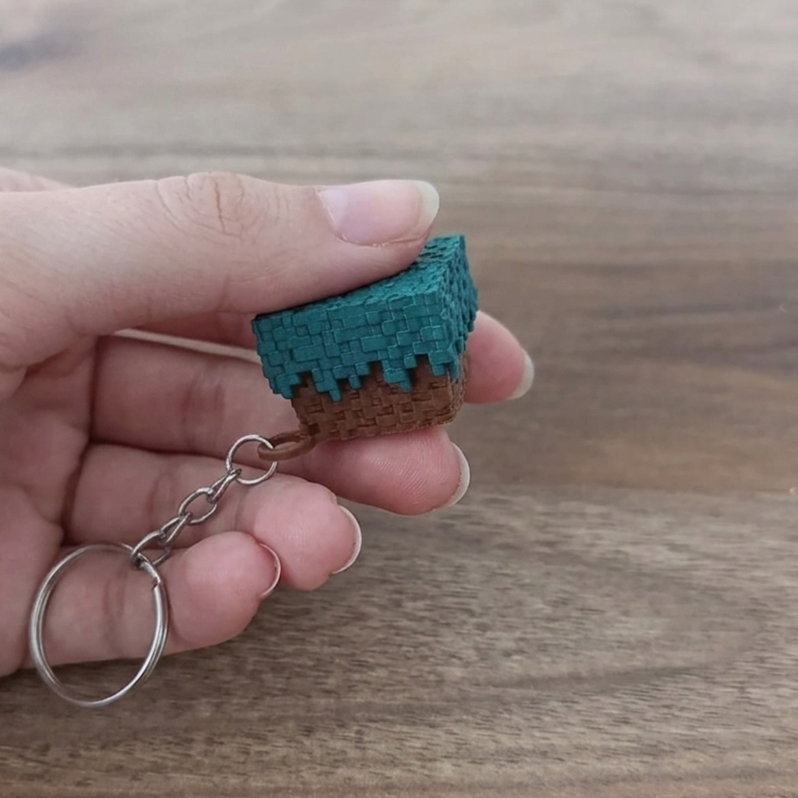 CraftClick: Minecraft Temalı Mekanik Butonlu Anti-Stres Anahtarlık