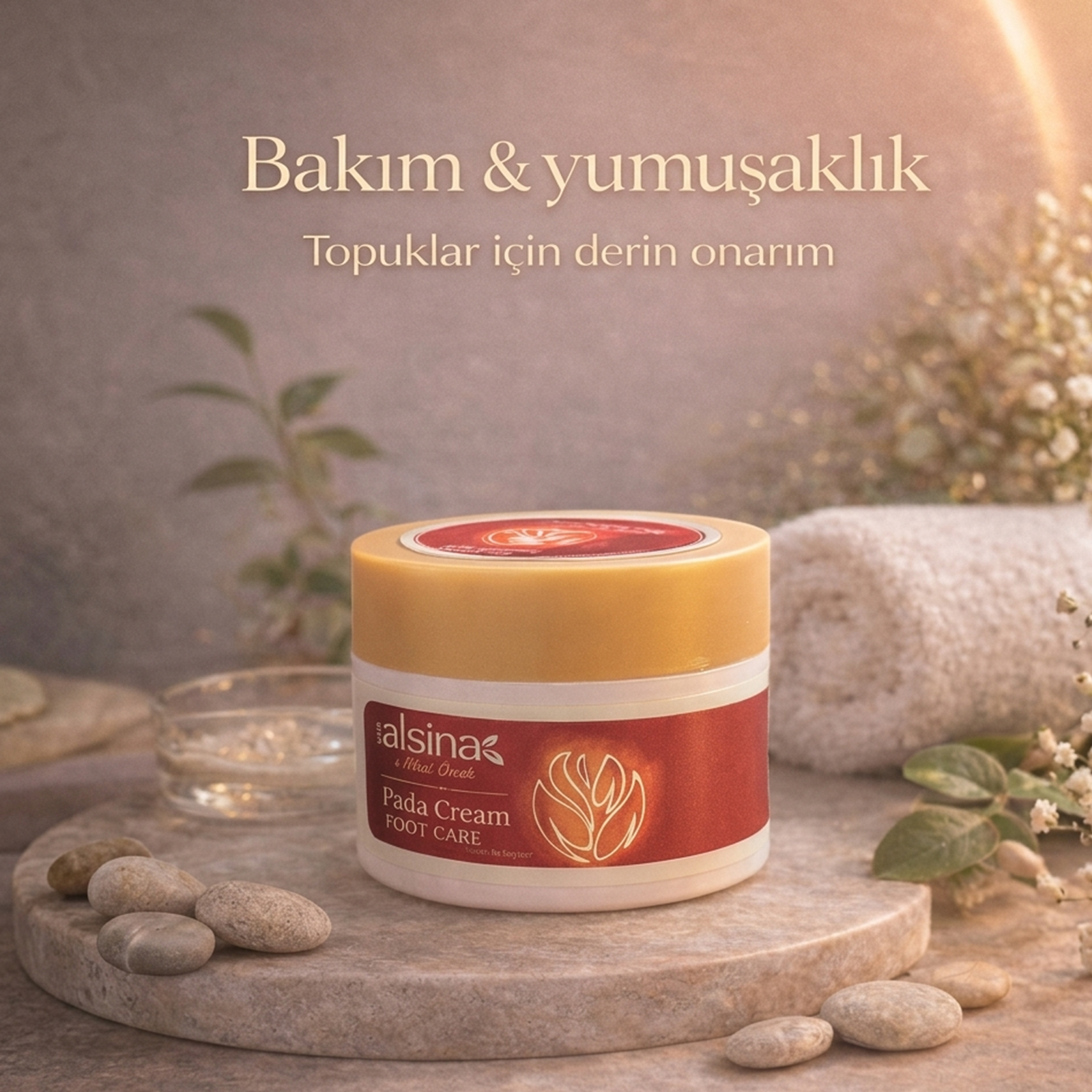 Alsina by Nihal Özbek Pada Cream  – Besleyici & Onarıcı Ayak Bakım Kremi | Shea Yağı & Bitkisel Özler