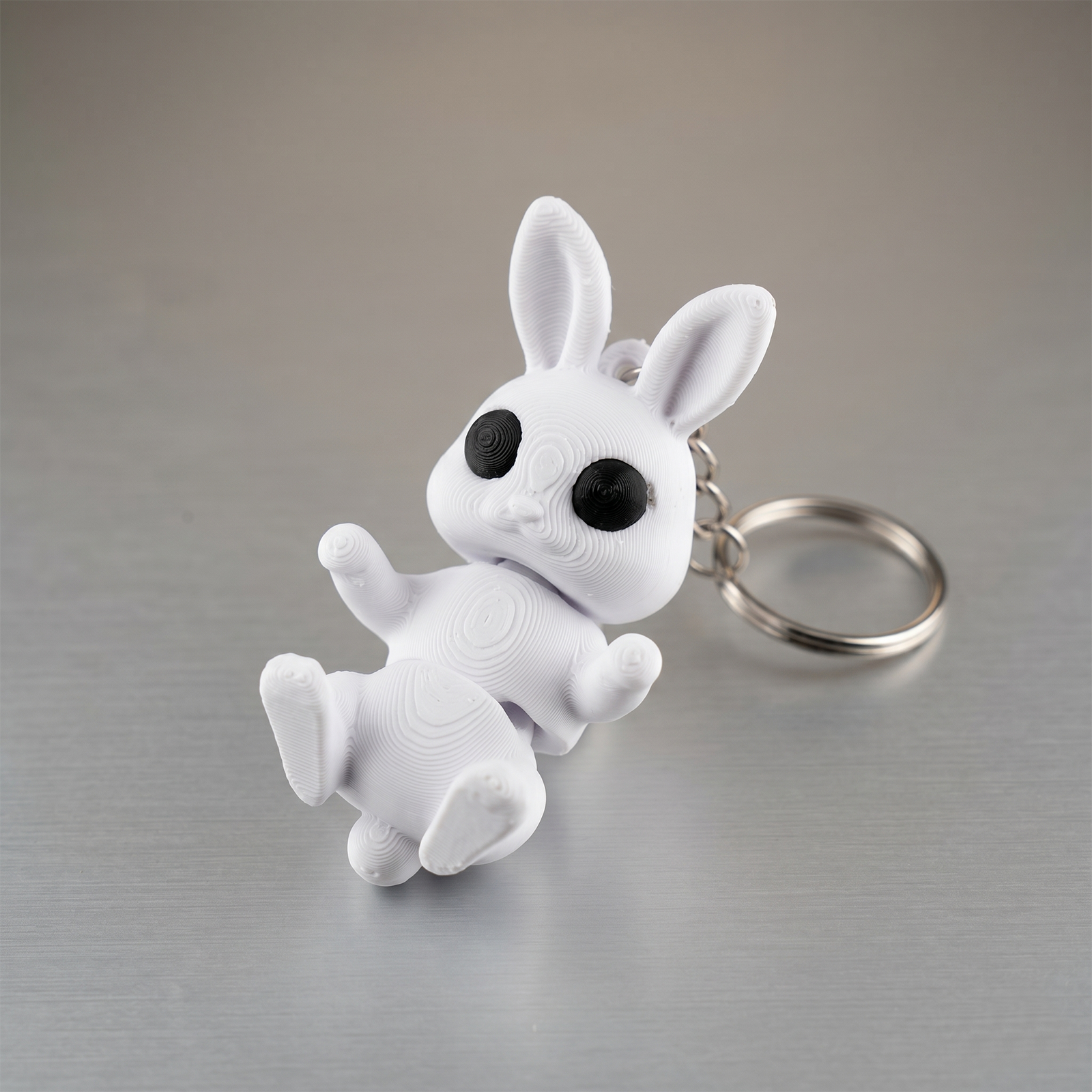 Hareketli (Articulating) Tavşan Figür Anahtarlık